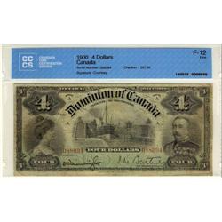 DC-16 1900 $4 #088094 CCCS F-12