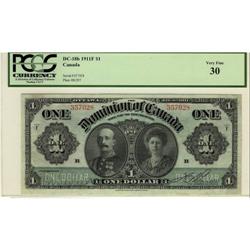 Dc-18b 1911 $1  357028 PCGS VF-30