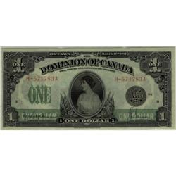 DC-23d 1917  $1 #H-571783A, crisp EF-AU