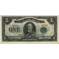 DC-25d 1923 $1 No.L-963763 Green seal, a nice