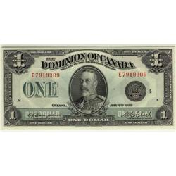 DC-25o 1923  $1 #E-7919309  CCCS UNC-66, scar