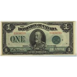 DC-25j 1923 $1 Green Seal, McCavour-Saunders