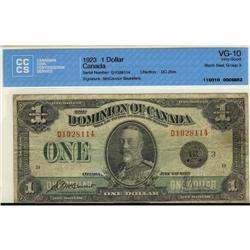 DC-25m 1923 $1  D1028114 CCCS VG-10