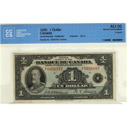 BC-2 1935 $1  F0958187 CCCS AU-55