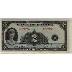 BC-3 1935 $2 #A227756  VF-EF