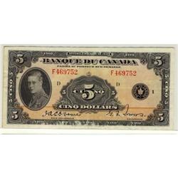 BC-6, 1935 $5 #F469752, VF-EF.  A nice issue