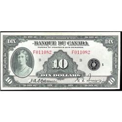 BC-8  1935 $10 French text F011082.  CCCS UNC