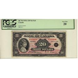 BC-9b 1935 $20  #104696 PCGS VF20