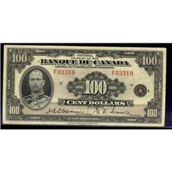 BC-16 1935 $100 F03319 French text PCGS AU-50