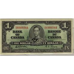 BC-21b 1937  H/A $1 #6909344  uncirculated