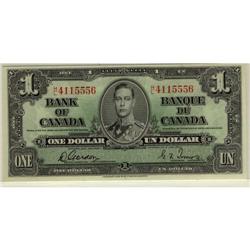 BC-21c 1937 $1 Gordon-Towers  H/L4115556 UNC