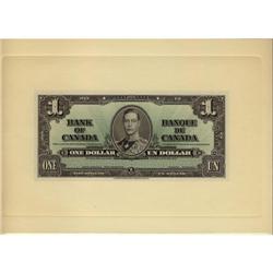 BC-21FP-i 1937 $1 Face Proof with tint UNC