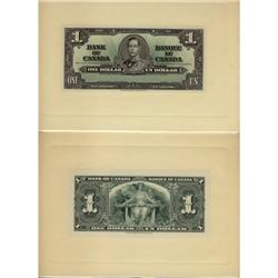 BC-21FP-i  and BC-21BP 1937 $1 Face and Back