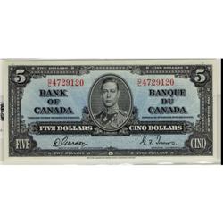 BC-23b, 1937 $5 , sharp original UNC note #OC
