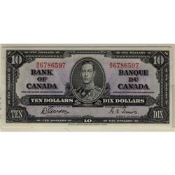 BC-24b 1937 $10 W/D6786597 Gem Unc