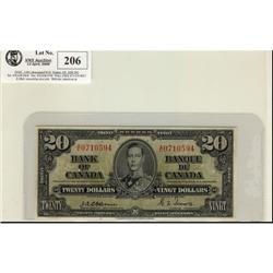 BC-25a, 1937 $20 Osborne, a solid EF issue