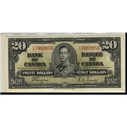 BC-25c 1937 $20 H/E7682653 Unc