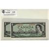 Image 1 : Lot of 2 notes  BC-29b 1954 $$1  DF M/A109346