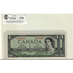 Lot of 2 notes BC-29b 1954 $$1  DF R/A 235509