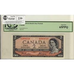 BC-30b 1954 DF $2 #2954719 PCGS UNC65PPQ