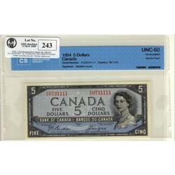 BC-31b 1954 $5 f/c 0731111 CCCS UNC-60