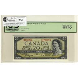 BC-33a 1954 DF $20 #BE1750224 PCGS UNC68PPQ H