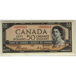 BC-34a 1954  $50 DF Coyne-Towers #0035913  Un