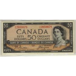 BC-34b 1954 $50 DF A/H2059078 EF