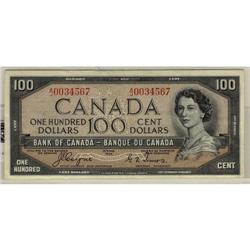 BC-35a 1954 $100 Coyne-Towers  Partial Ascend