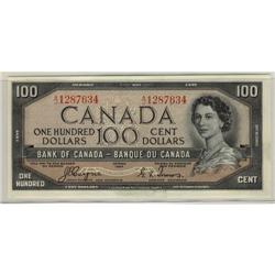 BC-35a  1954 $100 DF No.A/J1287634 Coyne-Towe