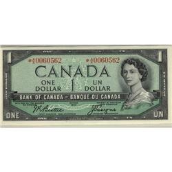 BC-37aA, 1954 $1 *AA #0060562 UNC. A superb c