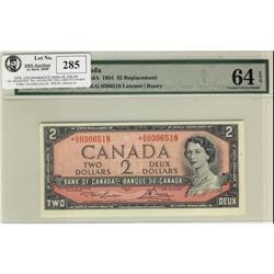 BC-38dA 1954 $2 *k/g0306518 PMG Gem-64