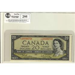 BC-41bA, 1954 $20 *AE #0109759 Original UNC.