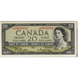 BC-41bA, 1954 $20 *AE #0032014 UNC, another s