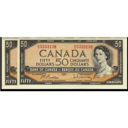 BC-42b 1954   $50 Beattie-Rasminski #B/H53331