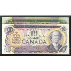 Lot of 2 notes  BC-49a $10 1971, BC-50a 1969