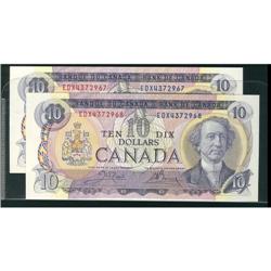 BC-49dA, 1971 $10 EDX (Litho) #4372967 to 68