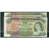 Image 1 : Lot of two  notes,  BC-50a 1969  $20 Beattie-