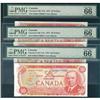 Image 1 : BC-51b, 1975 $50 PMG UNC66. Lot of three cons