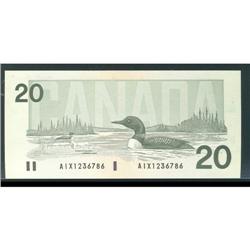 BC-58aA-i 1991 $20  Thiessen Crow AIX1236786