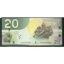 BC-64a-i 2004 $20 RADAR 2 digit number ELA 03