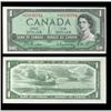 Image 1 : BC-37aA 1954 $1 A/A0130784  UNC ERROR slice o