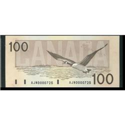 BC-60A 1988 $100  Low serial number AJN000072