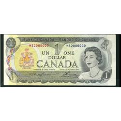 Million numbered note MS2000000 $1 1973  BC-4