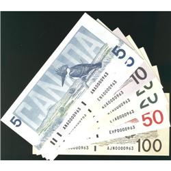 Matching Serial numbered set.  Seven Bird ser