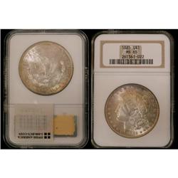 USA 1885 $1 NGC MS-65