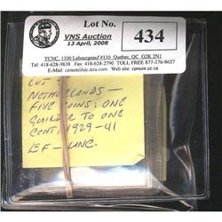 Lot of 7 World coins, includes, Indian 1825-3