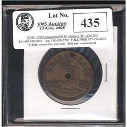 Token Montreal &Lachine Railroad Company hole