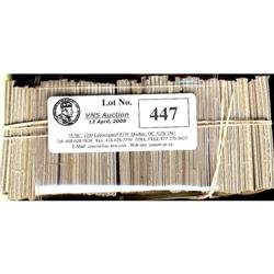 Large lot of Newfoundland,  5 cents:1903,1908