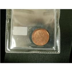 ERROR coin 1¢ 1981 with 10% off  moon.